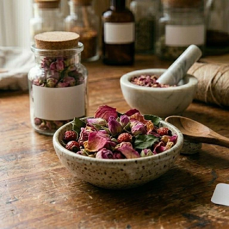 Hierbas y flores x 100 gr para inciensos naturales