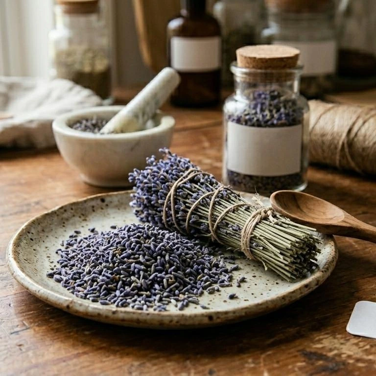 Hierbas y flores x 100 gr para inciensos naturales (LAvanda)