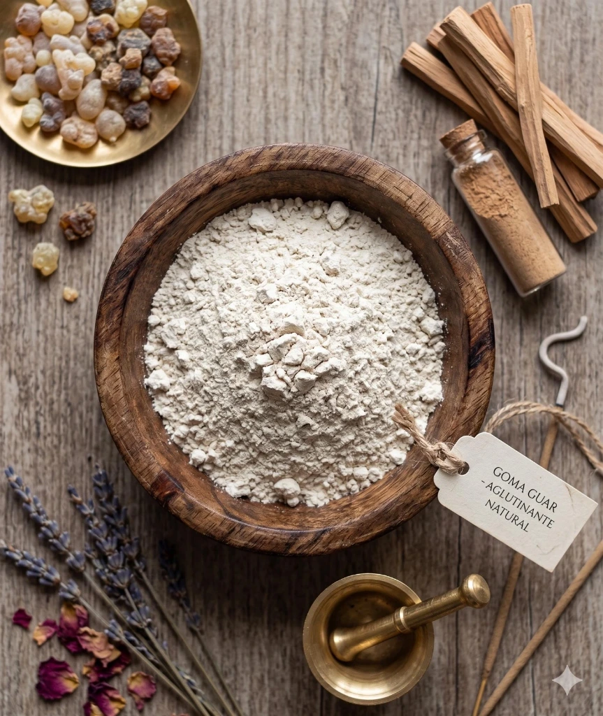 Goma Guar en Polvo - Goma Guar en Polvo – Aglutinante Natural de Alto Poder para Inciensos