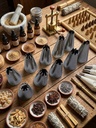 Set de 10 Boquillas Zig-Zag para Inciensos Artesanales de Acero Inoxidable con Textura Acanalada y Relieve Dentado para Mejor Combustión y Diseños Variados