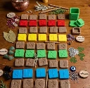Molde 3D para Cuenco Sahumador Cuadrado y pastillas con sellos Runas